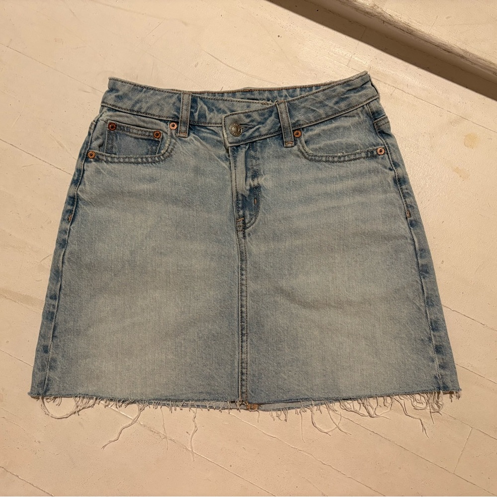 American Eagle Denim Mini Skirt
